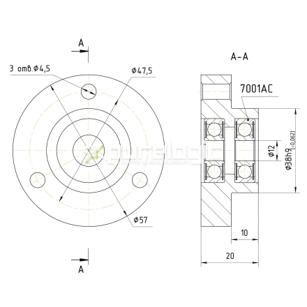 Опора винта PL-FK-12 фото