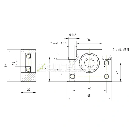 Опора ШВП BSS BF10-C7 фото