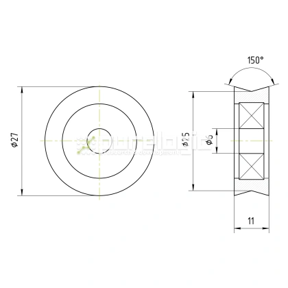 Опорный ролик BSV27-d6W11 фото