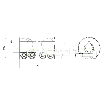 Муфта соединительная BA-3040-12.7-14 фото