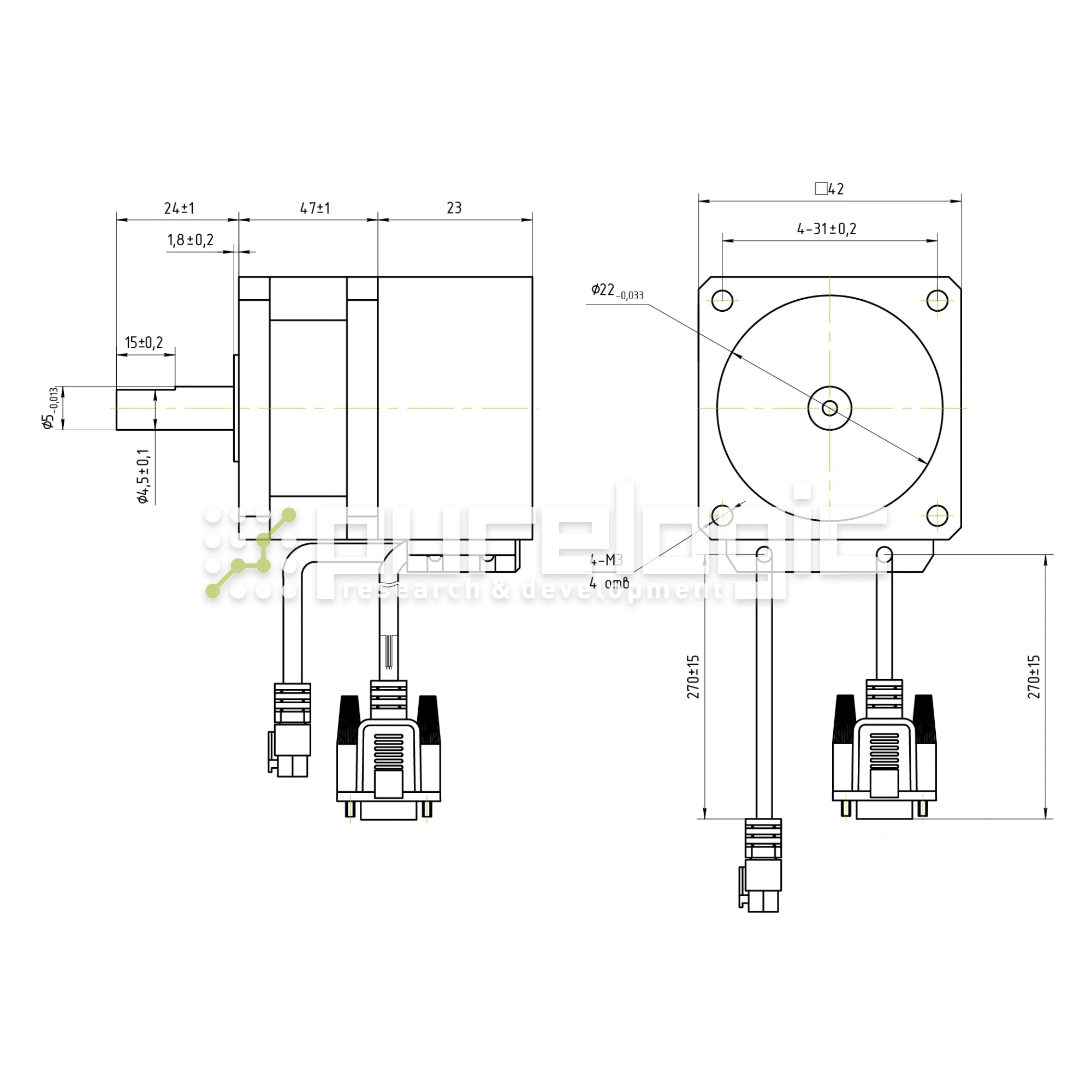 Двигатель шаговый с энкодером CS-M21706 5 880 Двигатель шаговый с энкодером CS-M21706 фото