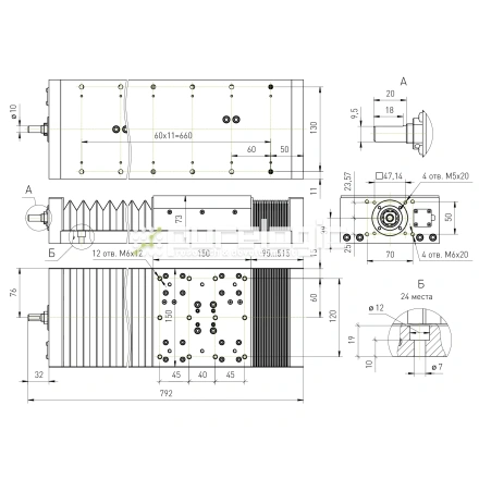 Модуль линейного перемещения PLLM-61L-05420 фото