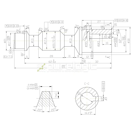 Червячный винт W4040-14 фото
