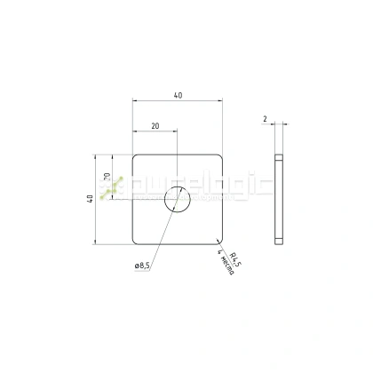 Пластина 4040EGJ-M8 фото