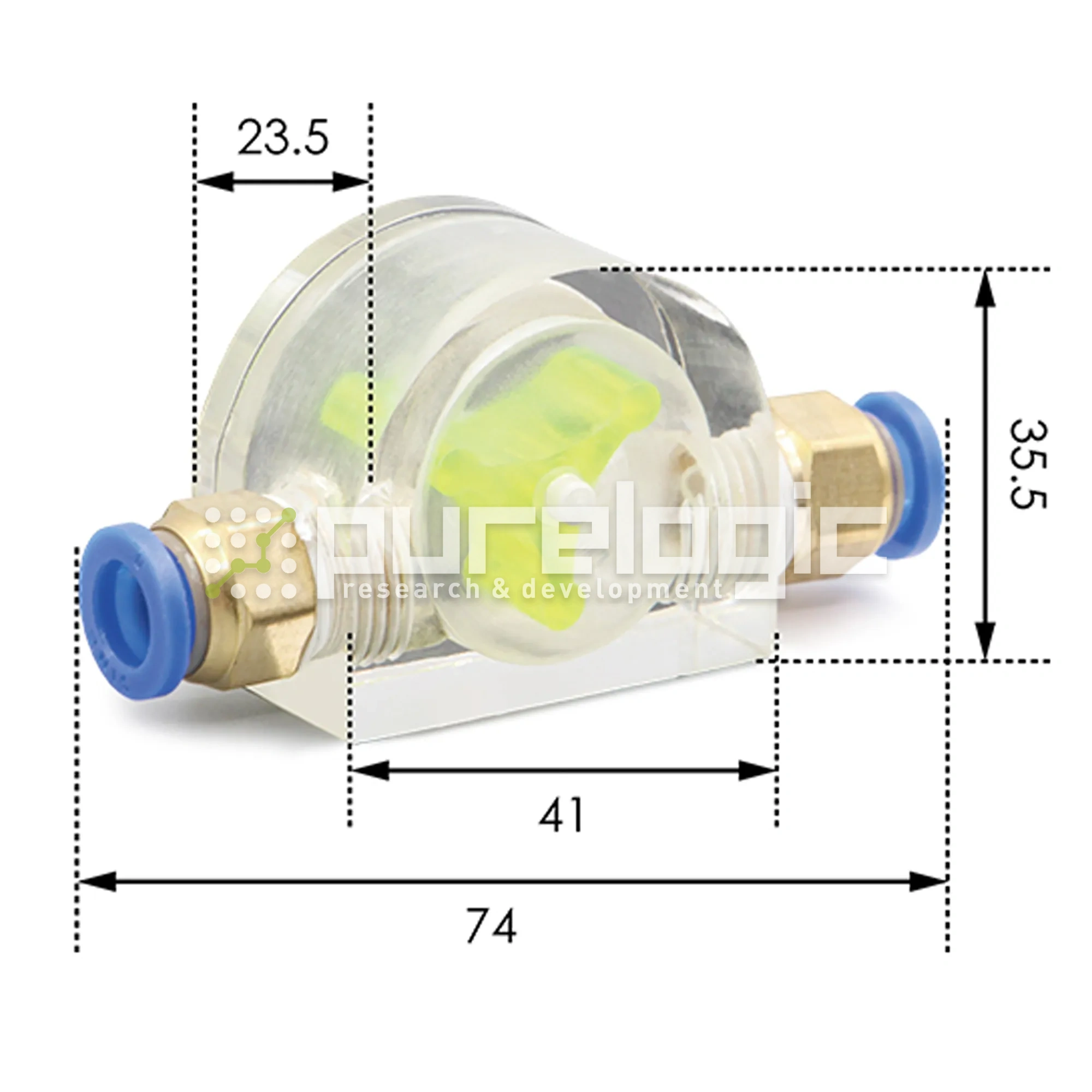 Визуальный индикатор потока WFS-1P-10 794 Визуальный индикатор потока WFS-1P-10 фото