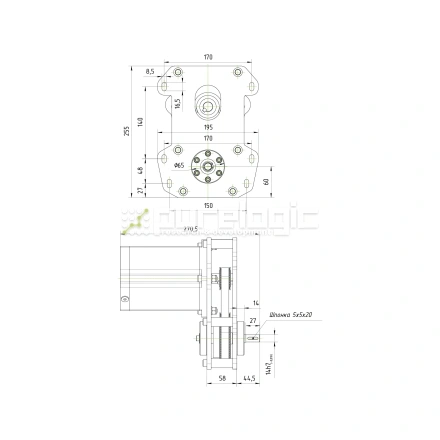 Привод PLRB110H168 фото