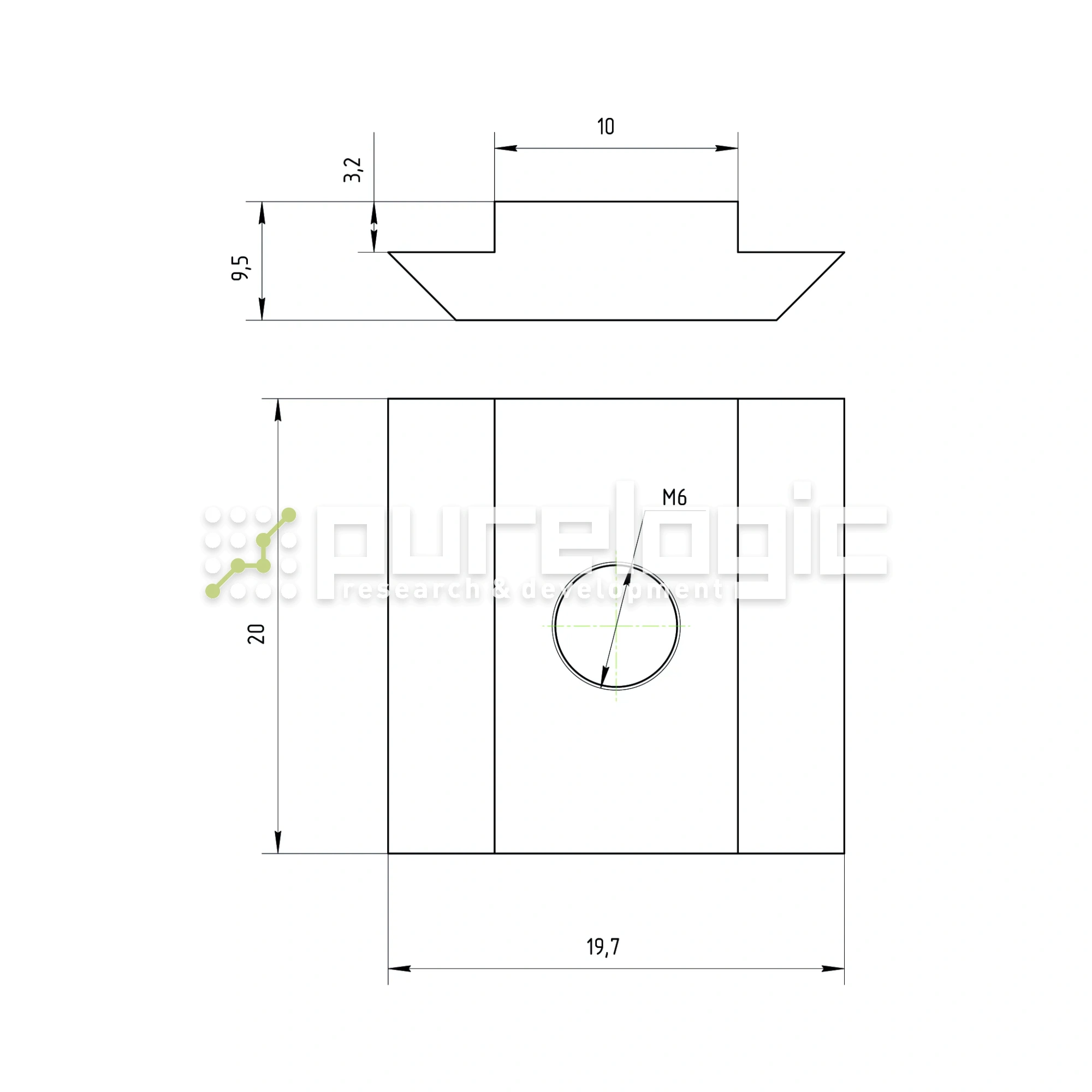 Сухарь пазовый 45HM6 (AL-M6-10S) 37 Сухарь пазовый 45HM6 (AL-M6-10S) фото