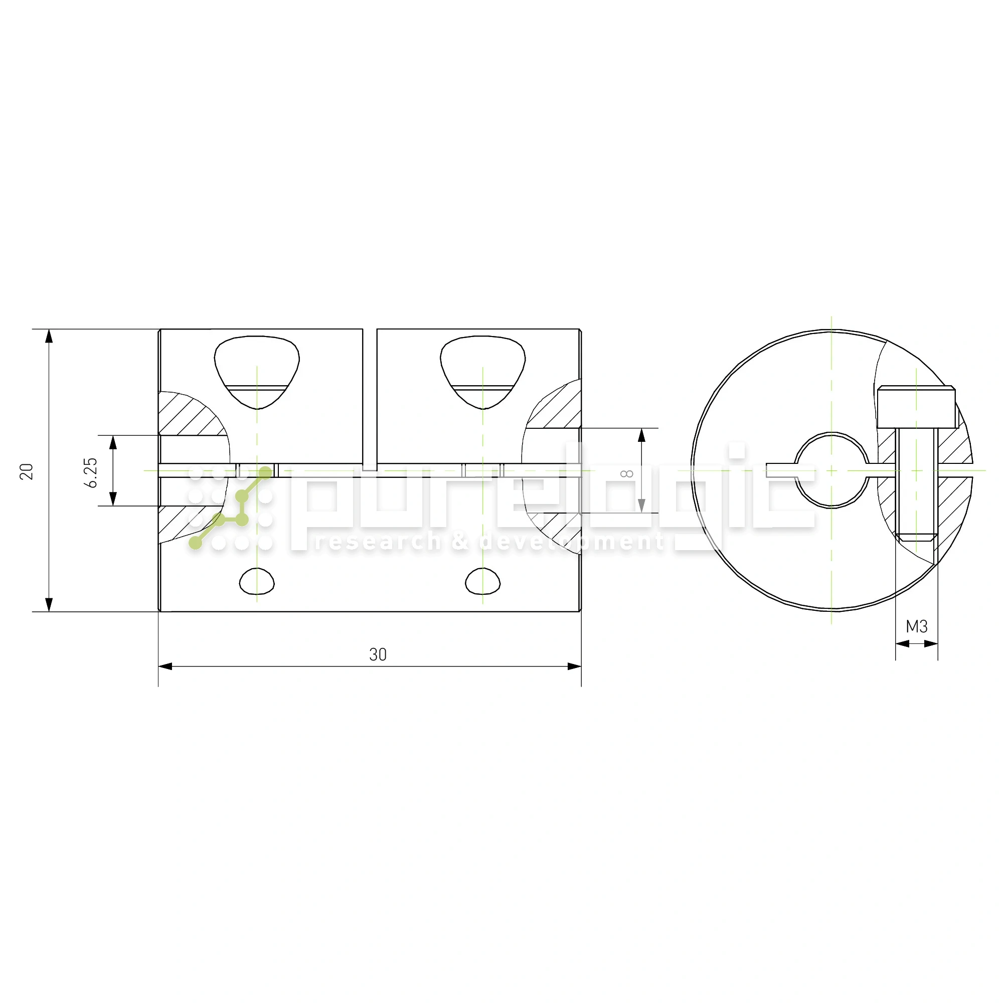 Муфта соединительная SB-2030-6.35-8 408 Муфта соединительная SB-2030-6.35-8 фото