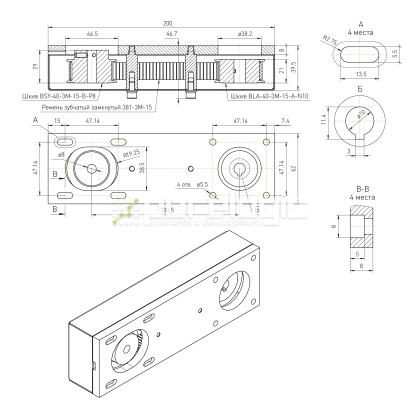 Блок привода PLLM-61-P1-11 фото