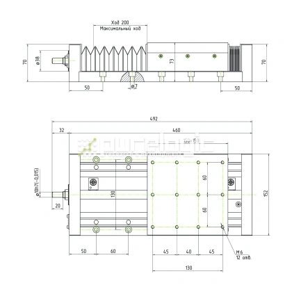 Модуль линейного перемещения PLLM-61H-05200 77 959 Модуль линейного перемещения PLLM-61H-05200 фото