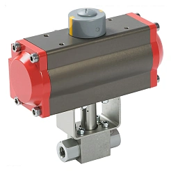 Шаровый клапан с пневматическим приводом PL-G3/8-ZG