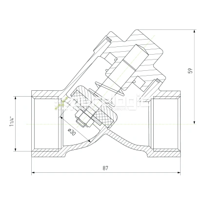 Клапан обратный 500YC-316-PP-015 фото