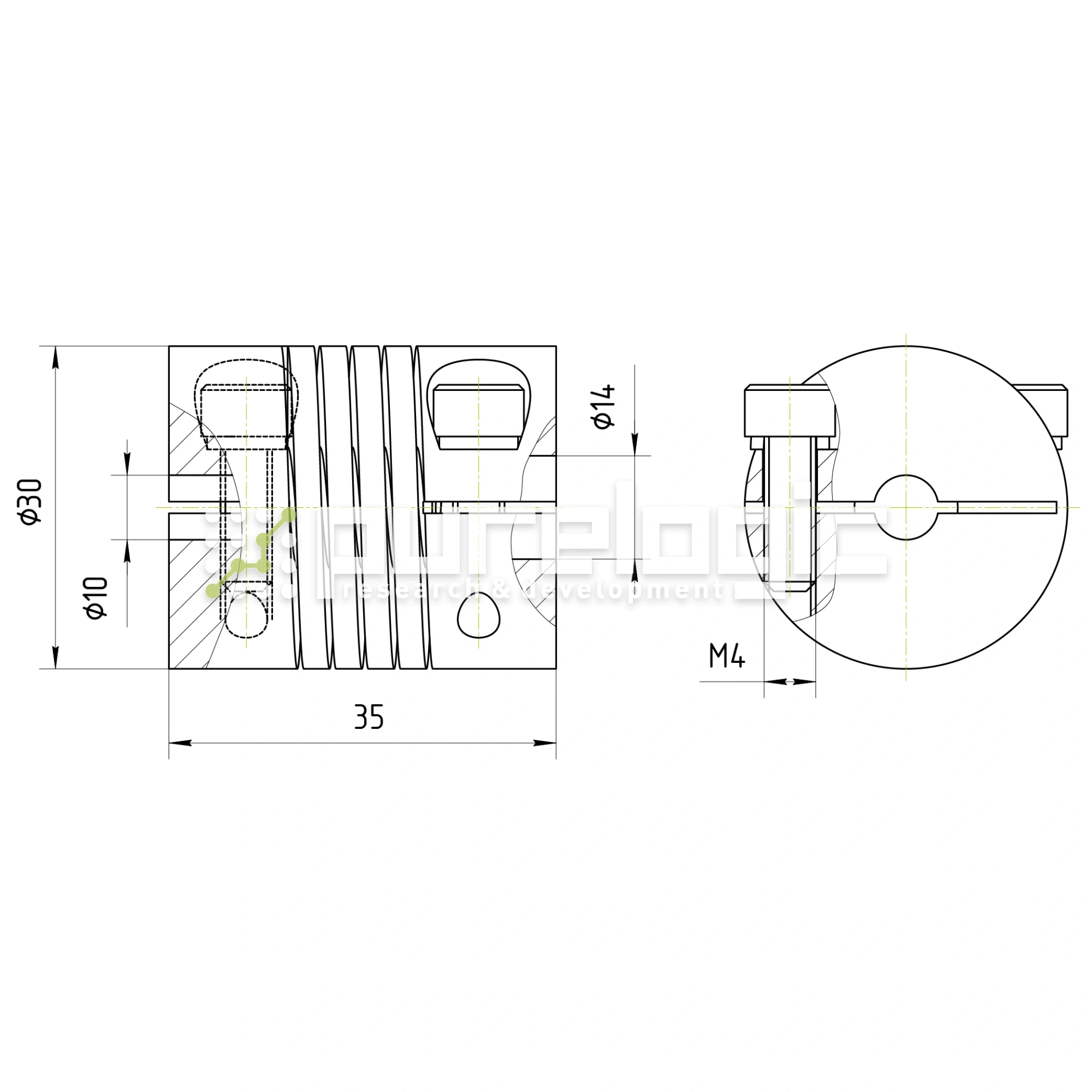 Муфта соединительная BR-3035-10-14 408 Муфта соединительная BR-3035-10-14 фото