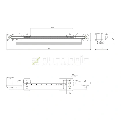 Модуль линейного перемещения PLLM-73-560 38 192 Модуль линейного перемещения PLLM-73-560 фото