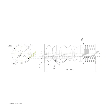 Гофрозащита DCV-B25-1000 фото