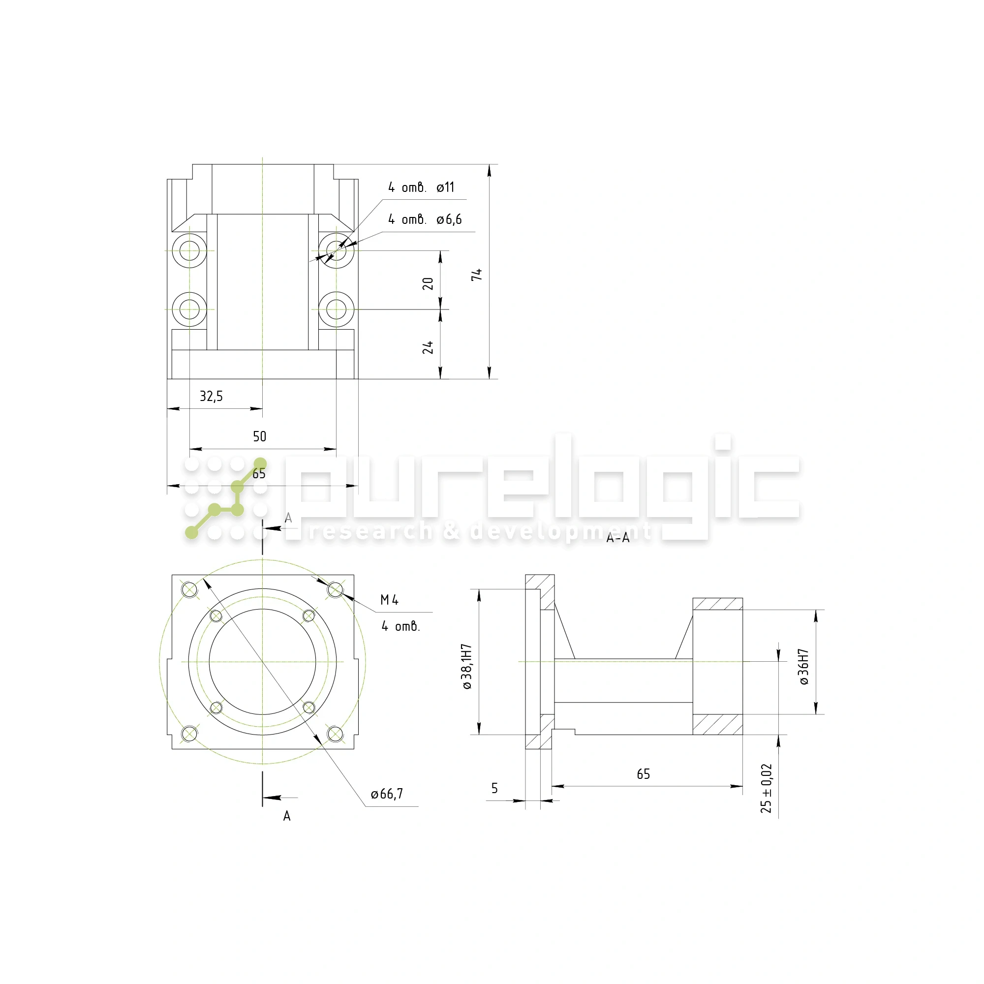 Кронштейн двигателя MBA12-C 7 429 Кронштейн двигателя MBA12-C фото
