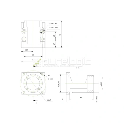 Кронштейн двигателя MBA12-C 7 429 Кронштейн двигателя MBA12-C фото
