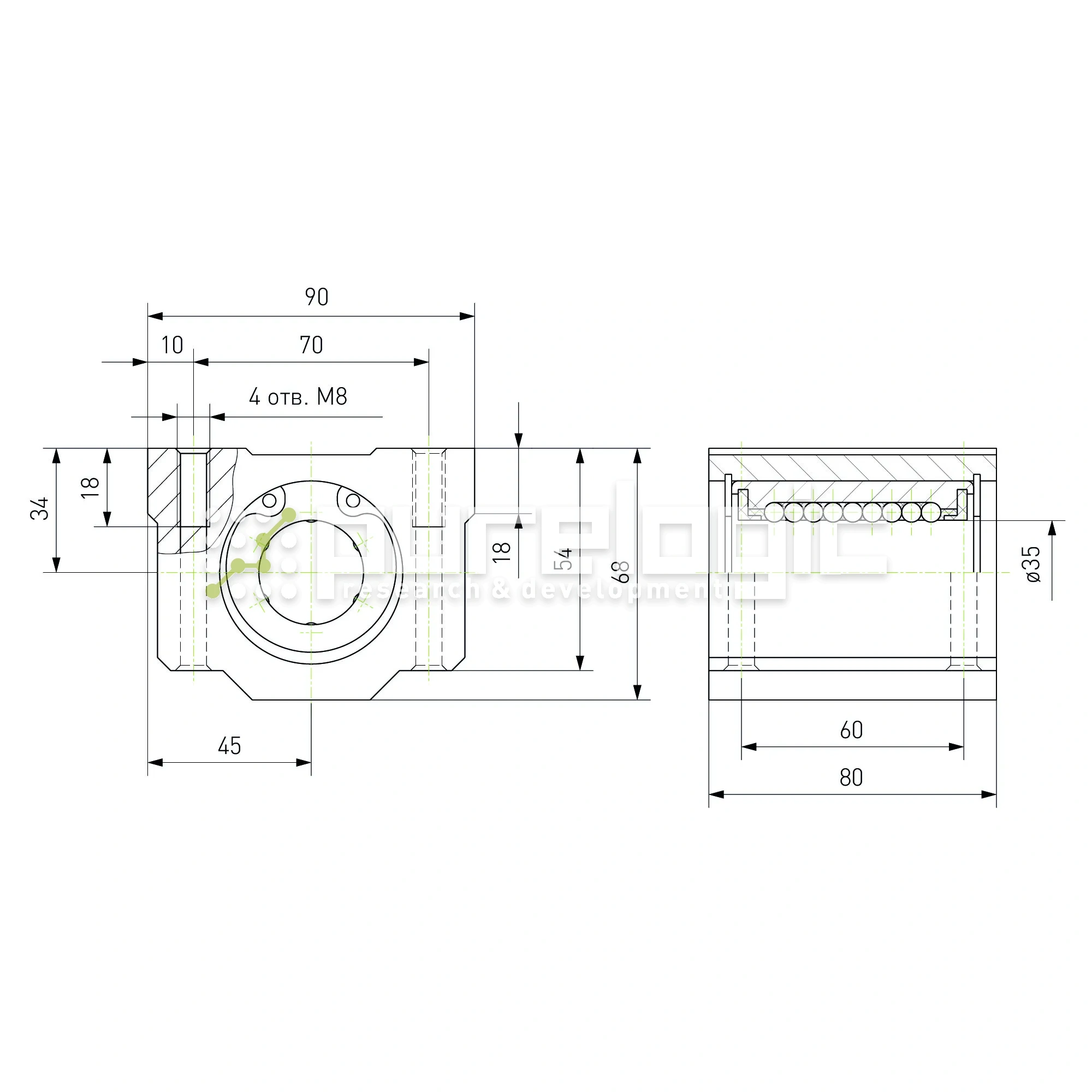 Модуль опорный SC35 1 767 Модуль опорный SC35 фото