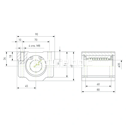 Модуль опорный SC35 1 767 Модуль опорный SC35 фото