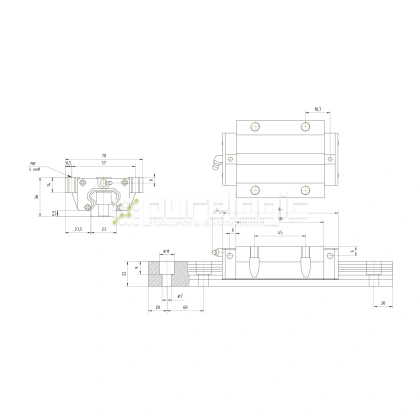 Модуль опорный HSAC GHW25CC фото