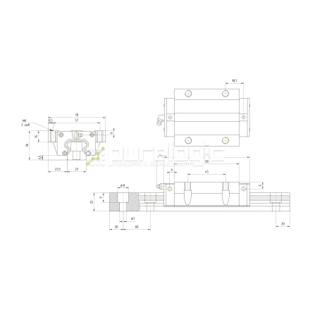 Модуль опорный HSAC GHW25CC фото