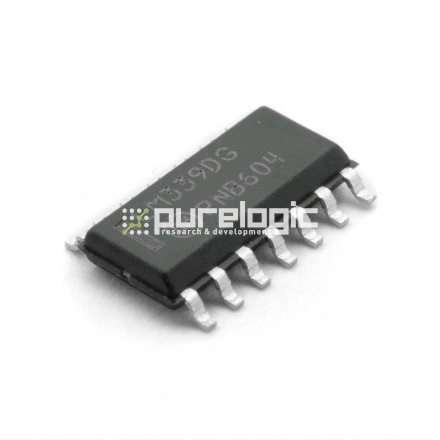 Микросхема LM339DG; Компаратор; SO-14; 4 канала фото