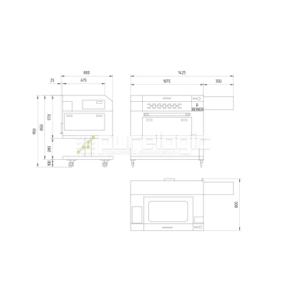 Лазерный станок REINER LP640-80W фото