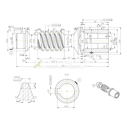 Червячный винт W5020-19 3 368 Червячный винт W5020-19 фото