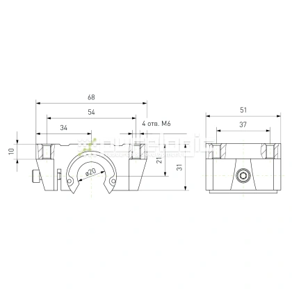 Модуль опорный TBR20 732 Модуль опорный TBR20 фото