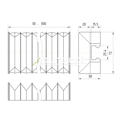 Гофрозащита DCV-H25-300 800 Гофрозащита DCV-H25-300 фото