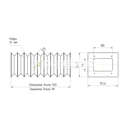 Гофрозащита DCV-T31-800 4 597 Гофрозащита DCV-T31-800 фото