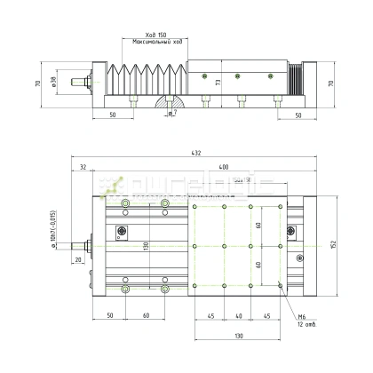 Модуль линейного перемещения PLLM-61H-05150 фото