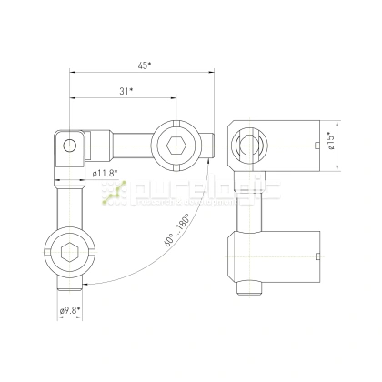 Пазовый соединитель 40MSD-A фото