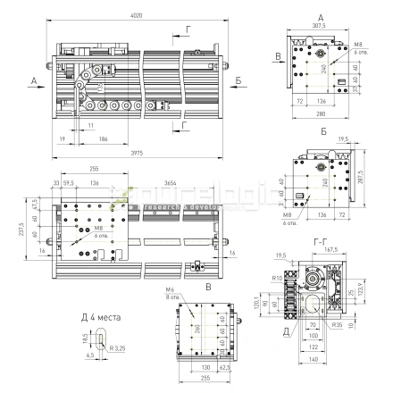 Модуль линейного перемещения PLLM-92L-3.6-2 фото