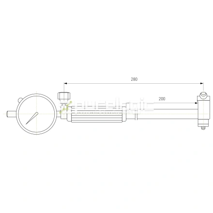 Нутромер циферблатный DBG-50-160 фото