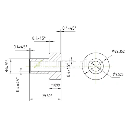 Втулка PLB4 фото