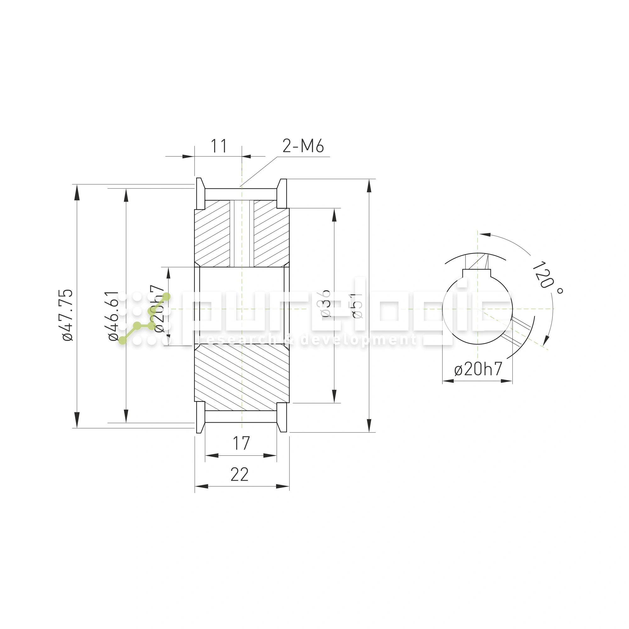 Шкив зубчатый BSY-30-5M-15-A-N20 1 337 Шкив зубчатый BSY-30-5M-15-A-N20 фото