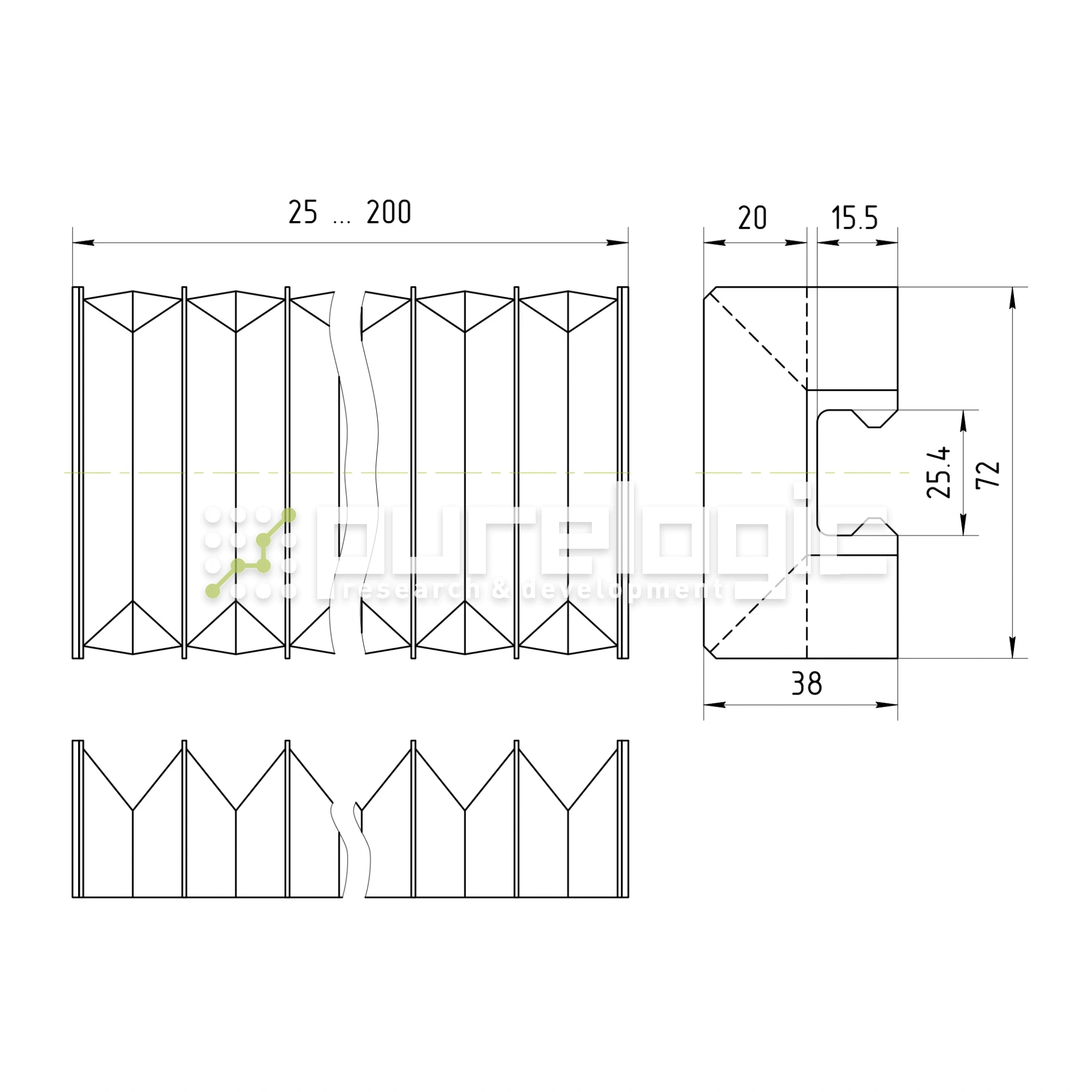 Гофрозащита DCV-H25-200  608 Гофрозащита DCV-H25-200  фото