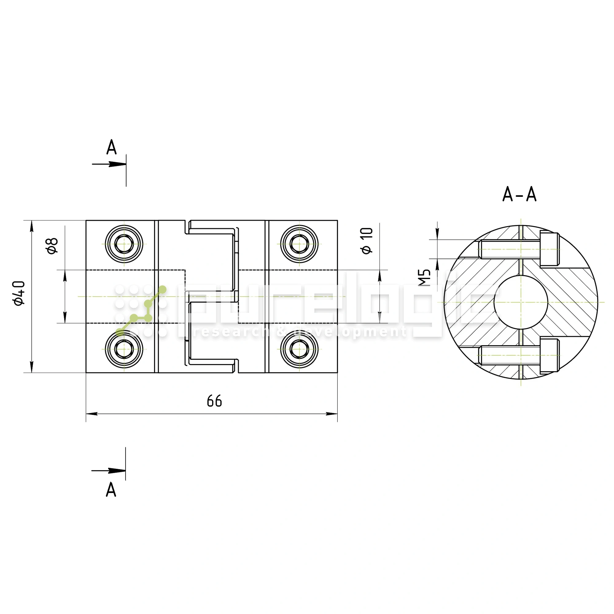 Муфта соединительная BF3-4066-8-10 3 034 Муфта соединительная BF3-4066-8-10 фото