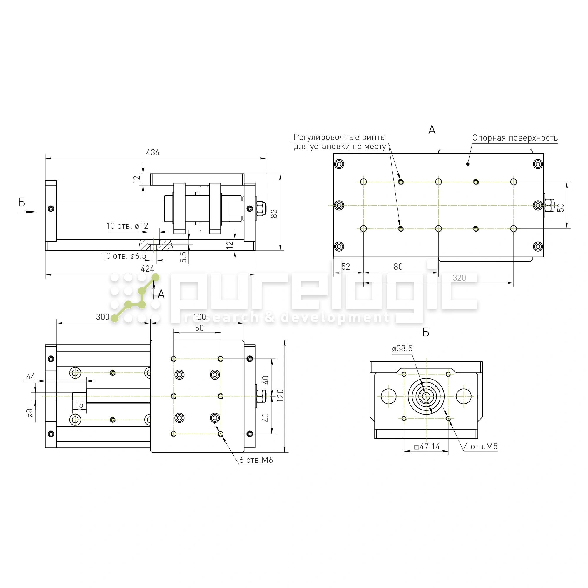 Модуль линейного перемещения PLLM-11-300 34 735 Модуль линейного перемещения PLLM-11-300 фото