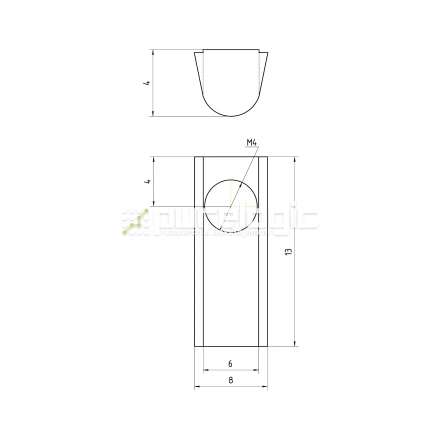 Гайка Т-образная 20TH4 фото