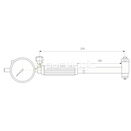 Нутромер циферблатный DBG-18-50 фото