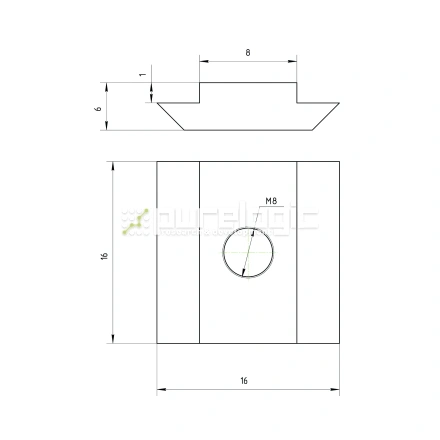 Сухарь пазовый 30HM8 фото