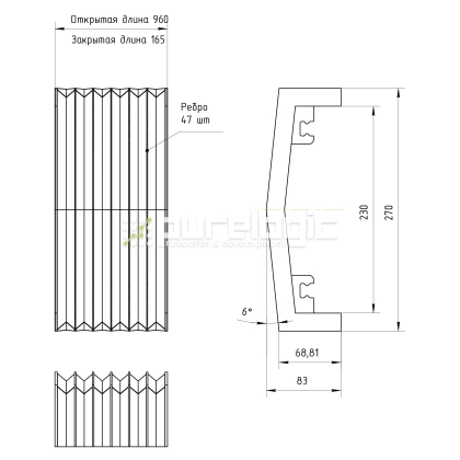 Гофрозащита DCV-T21-800 3 862 Гофрозащита DCV-T21-800 фото