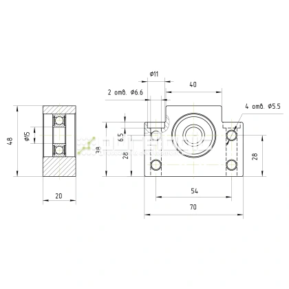 Опора ШВП BSS BF15-C7 2 088 Опора ШВП BSS BF15-C7 фото