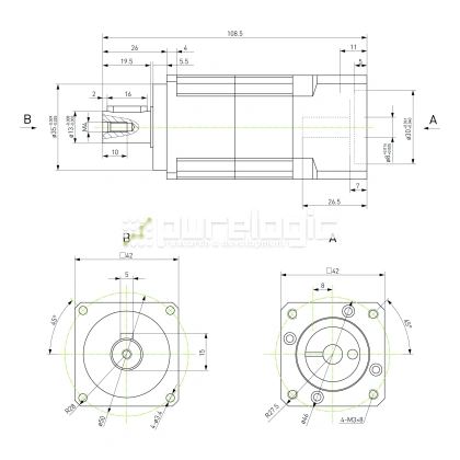 Редуктор планетарный прецизионный 42VRB20K-S13-P0 57 326 Редуктор планетарный прецизионный 42VRB20K-S13-P0 фото