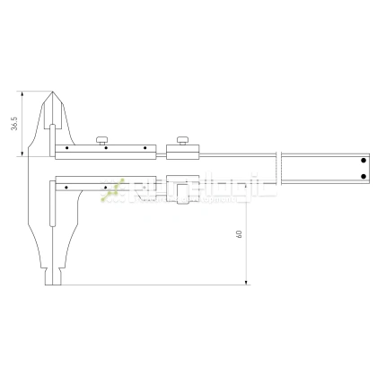 Штангенциркуль IIVC-300-5 фото