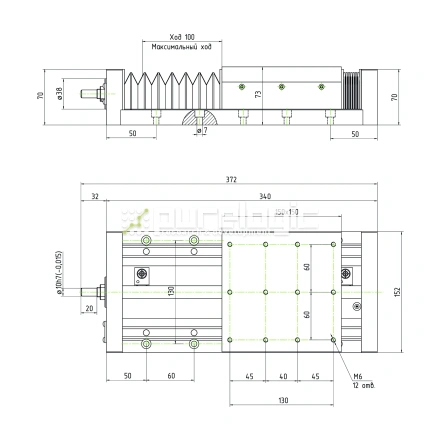 Модуль линейного перемещения PLLM-61H-05100 фото
