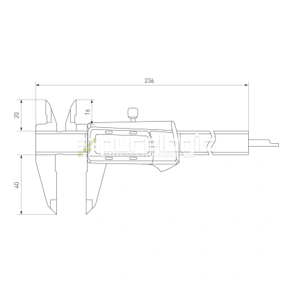 Штангенциркуль цифровой IDVC-150 фото