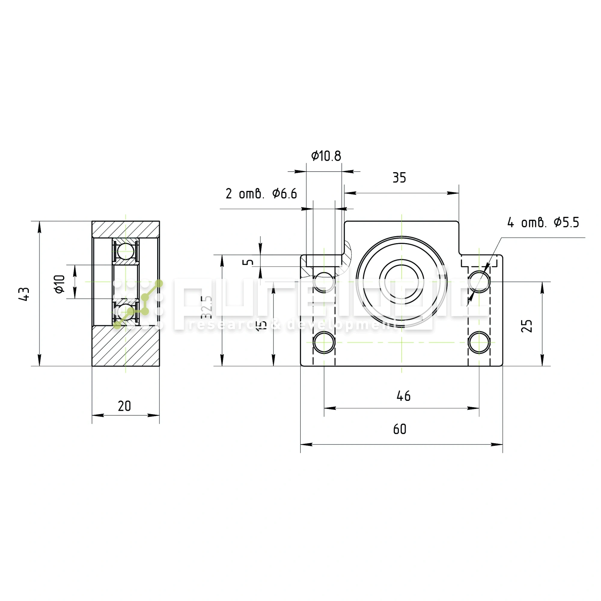 Опора ШВП подшипниковая BF12-C5 2 442 Опора ШВП подшипниковая BF12-C5 фото